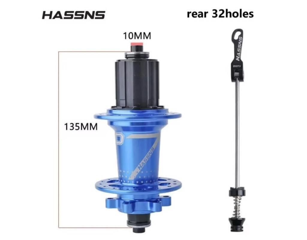 Hassns Pro7 Arka Göbek 32 Delik Mavi