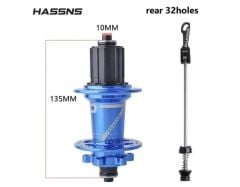 Hassns Pro7 Arka Göbek 32 Delik Mavi