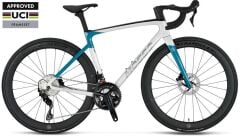 2026 MOSSO R16 SR7.2 UCI Karbon Yol Yarış Bisikleti Beyaz/Turkuaz