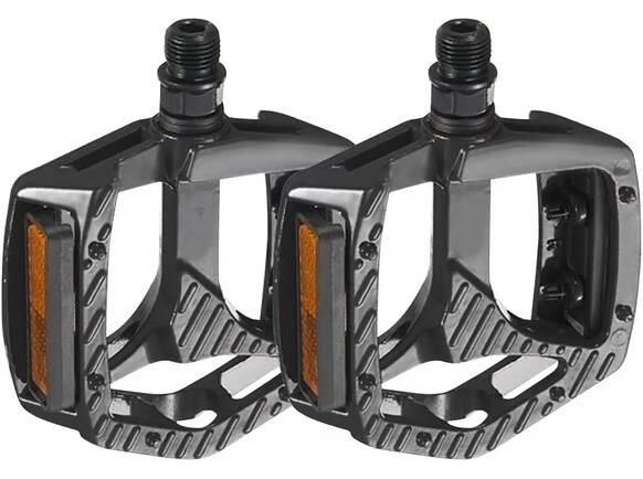 Forte GT 1809 Bilyalı Alüminyum Pedal Siyah