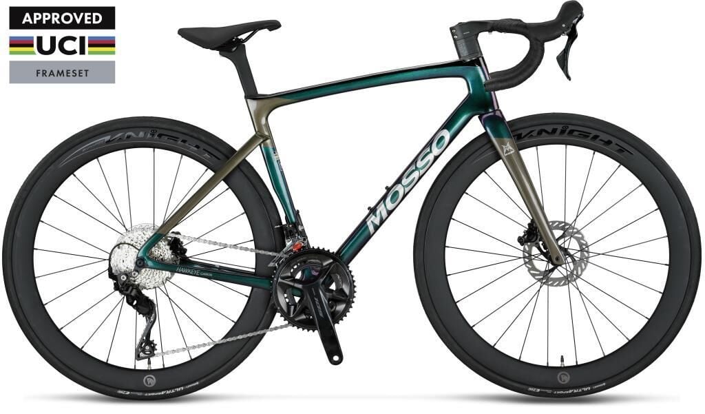2026 MOSSO R16 SR7.2 UCI Karbon Yol Yarış Bisikleti Mistik Mor
