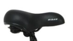 Bisan Yaylı Geniş Rahat Yumuşak Bisiklet Selesi Siyah