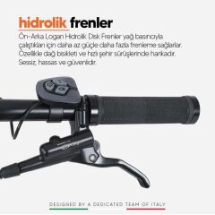 Strada E-Lite H Disk Elektrikli Şehir Tur Bisikleti Antrasit