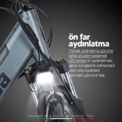 Strada E-Lite H Disk Elektrikli Şehir Tur Bisikleti Antrasit