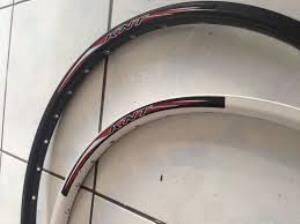 KNT 26 Jant Disk Fren Uyumlu Çift Kat Jant Çemberi 36H Siyah