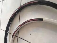 KNT 26 Jant Disk Fren Uyumlu Çift Kat Jant Çemberi 36H Siyah