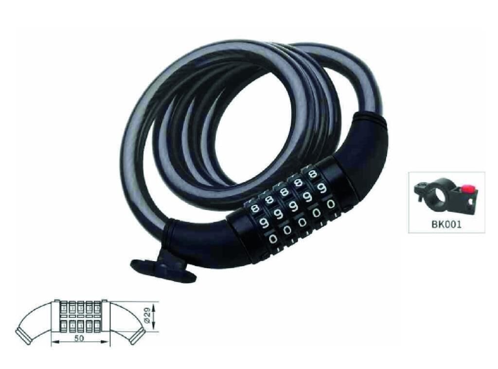 Zedonyon 5612 5 Şifreli Kilit 12x1200mm Braketli