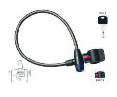 Zedonyon 511-1 Anahtarlı Kilit 12x1200mm Braketli