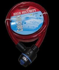 Zoli 15x1000 mm Anahtarlı Çelik Halat Kilit