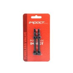 Impact Tubeless Sibop 60mm Alu Çift Siyah