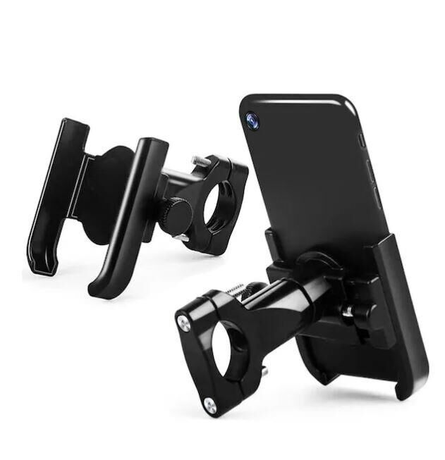 Forte GT 2084-11 Alüminyum Bisiklet Motosiklet Ayarlı Gidon Telefon Tutucu Siyah