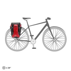 Ortlieb F2601 Bike-Packer Classic 40L Arka Çanta Kırmızı-Siyah