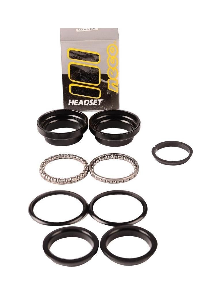 Neco H703 Bisiklet Furş Takımı 1-1/8 Siyah