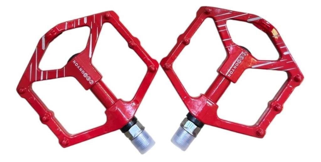 Cycle Zone Platform Geniş Rulmanlı Pedal Kırmızı
