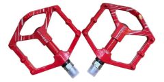 Cycle Zone Platform Geniş Rulmanlı Pedal Kırmızı