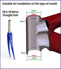 Neco H151SM Rulmanlı Yarı Entegre 1.1/8''-1.5'' Furş Takımı