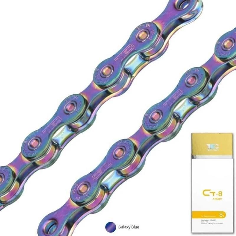 KMC TEC CT-8 7-8 Vites Uyumlu Zincir Galaxy Blue 1/2''x3/32'' 116 Link