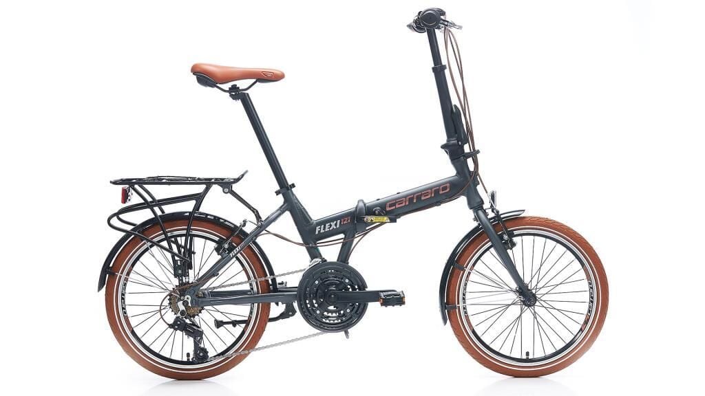 Carraro Flexi 121 Katlanır Bisiklet Antrasit/Gri/Bakır