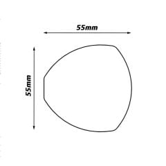 Zefal Spin 25 Gidon Bağlantılı Ayna