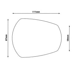 Zefal ZL Tower 80 Gidon Bağlantılı Ayna