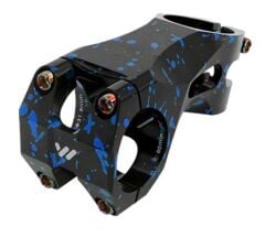 Wake CNC Gidon Boğazı Çift Renk 60mm/31.8mm -+20 Derece Siyah/Mavi