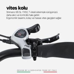 Strada E-Via 20 Jant Elektrikli Katlanır Bisiklet Gri