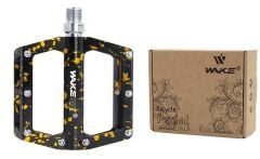 Wake Rulmanlı Alüminyum Pedal Kamuflaj Desen Siyah/Gold