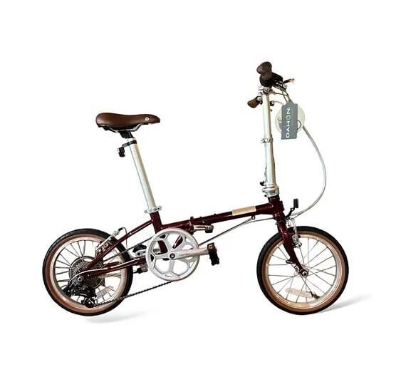 2025 Dahon Boardwalk D7 16 Jant Katlanır Bisiklet Bordo