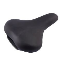 San Marino Siyah Geniş Yumuşak Rahat Bisiklet Sele