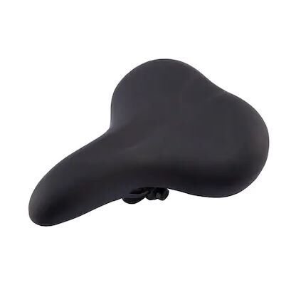 San Marino Siyah Geniş Yumuşak Rahat Bisiklet Sele