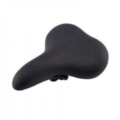 San Marino Siyah Geniş Yumuşak Rahat Bisiklet Sele