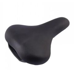 San Marino Siyah Geniş Yumuşak Rahat Bisiklet Sele