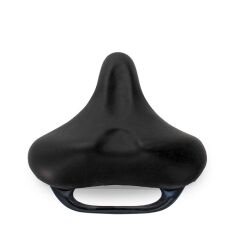 San Marino Siyah Geniş Yumuşak Rahat Bisiklet Sele