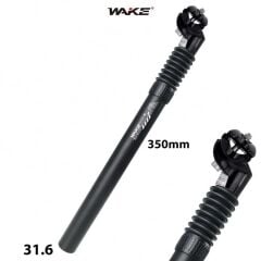 Wake Amortisörlü Bisiklet Sele Borusu 31.6mm Kızaklı 350mm