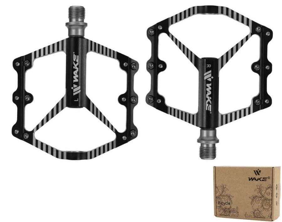 Wake Rulmanlı Alüminyum Pedal Kamuflaj Desen Siyah