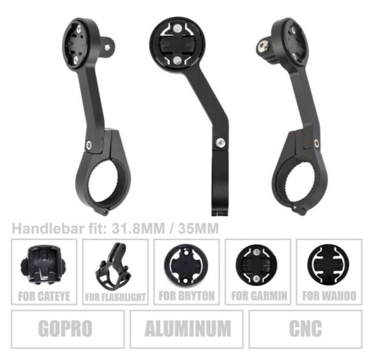 Briviga LW-HOLDER01 Yol Bilgisayarı GPS Gidon Tutucu Mount Garmin-Wahoo