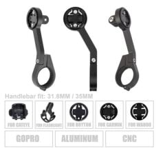 Briviga LW-HOLDER01 Yol Bilgisayarı GPS Gidon Tutucu Mount Garmin-Wahoo