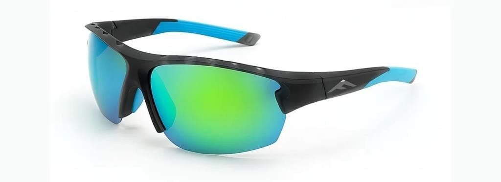 Focus On Falco Polarize Unisex Bisiklet Koşu Sporcu Güneş Gözlüğü Füme/Yeşil