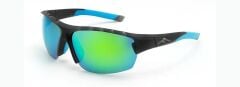 Focus On Falco Polarize Unisex Bisiklet Koşu Sporcu Güneş Gözlüğü Füme/Yeşil