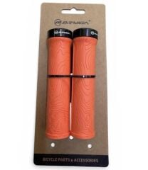 Briviga Turuncu TPR Kauçuk Alüminyum Bisiklet Gidon Elcik 30/137mm