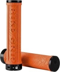 Briviga Turuncu TPR Kauçuk Alüminyum Bisiklet Gidon Elcik 30/137mm