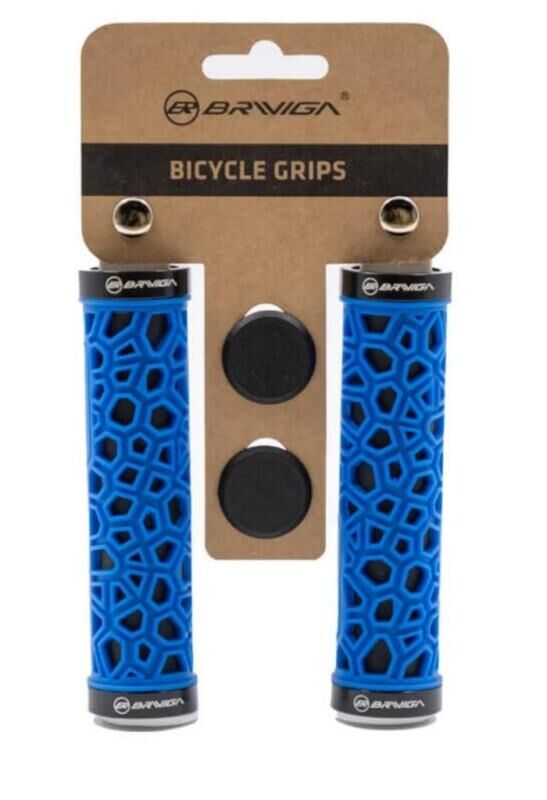 Briviga Bisiklet Elcik Uzun 130mm Vidalı Mavi-Siyah