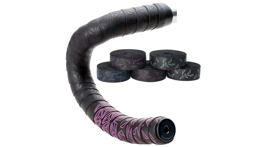 Briviga 3mm PU+EVA Gidon Bandı Sargısı Siyah/Kırmızı Desenli