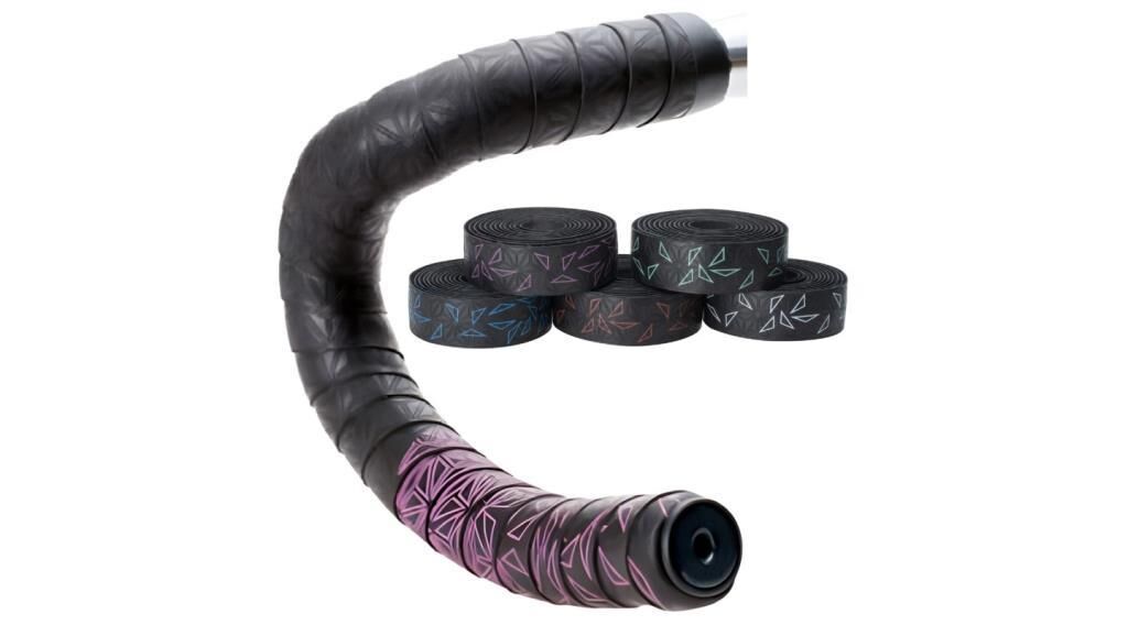 Briviga 3mm PU+EVA Gidon Bandı Sargısı Siyah/Yeşil Desenli