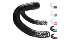 Briviga 3mm PU+EVA Bisiklet Gidon Bandı Siyah-Kırmızı (Üç Renkli)