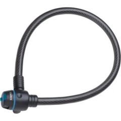 Zhongli 15x150cm Bisiklet Anahtarlı Halat Kilit Siyah