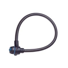 Zhongli 15x150cm Bisiklet Anahtarlı Halat Kilit Siyah