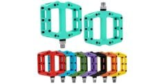 Briviga CNC İşlemeli CR-MO 3 Kapalı Rulmanlı Plastik Pedal Sarı