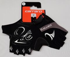 Carraro V7C Kısa Jelli Bisiklet Eldiveni Kırmızı-Siyah