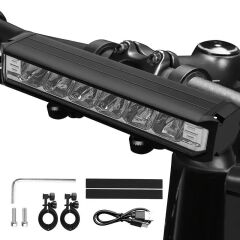 AYD 1400 Lümen Usb Şarjlı Yatay Ön Far